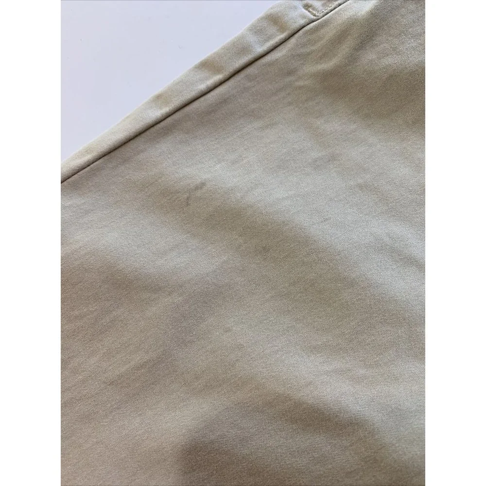 Polo Ralph Lauren Pants Khaki 34x30 Cotton Blend Flat Front Zip‎ Straight Mens